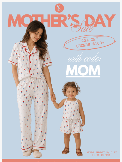 spearmintlove newsletter: Still Time to Save 20% for Mother’s Day 💕