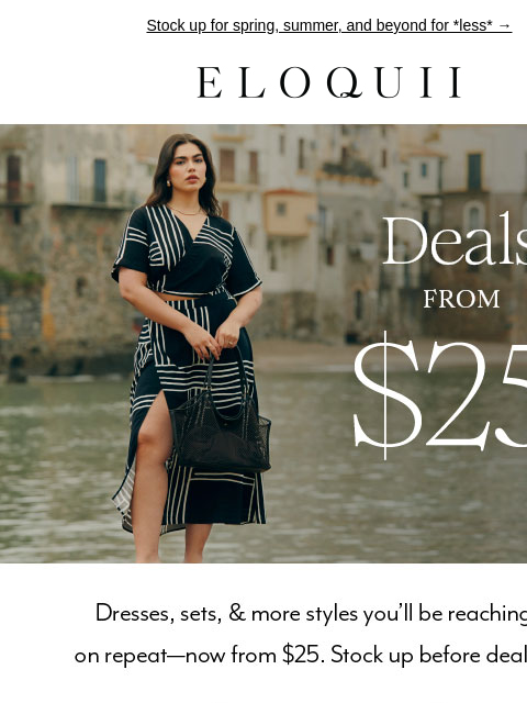 eloquii newsletter: Wear-now sets, tops, & more from $25 (!!)