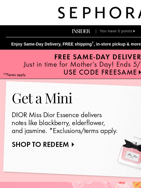 sephora newsletter: Legendary gifts she’ll love 