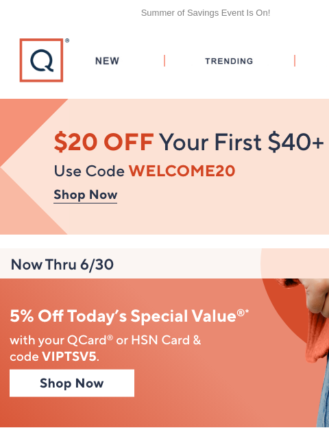 qvcemail newsletter: Today! Tech Ships Free + Vivitar TSV® + Get $20 Of...