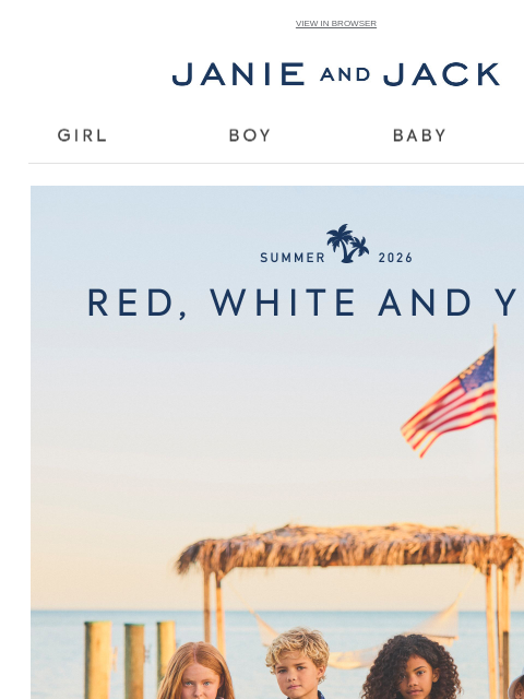 janieandjack newsletter: A new collection just arrived