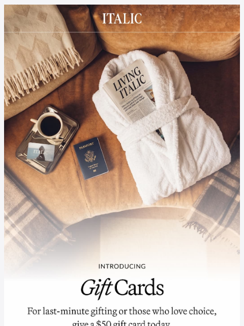 italic newsletter: Forgot a Mother's Day Gift?