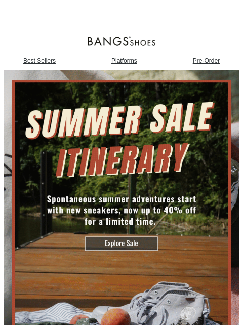 bangsshoes newsletter: Summer Savings Are Here! 🌞