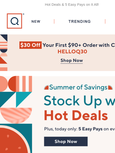 Hot Deals & 5 Easy Pays on It All! QVC New TRENDING DEALS Unlock $30 off Your First Purchase Skechers GO WALK Travel Floral Washable Bungee Slip Ons - Portia Skechers GO WALK Travel Floral Washable