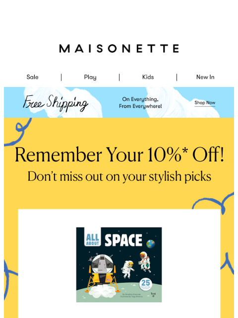 maisonette newsletter: 🎁 You Still Have A Special Discount