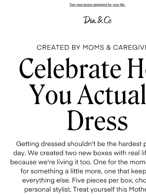 dia newsletter: Real moms, real style, real celebration