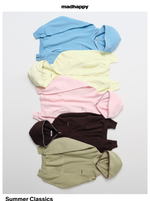 madhappy newsletter: Introducing Our Midweight Fleece