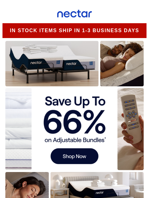 nectarsleep newsletter: Save Up To 66% On Bundles This Mother's Day. 🌸