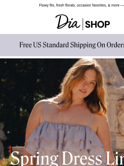 dia newsletter: These Spring Dresses? Obsessed 🤍​