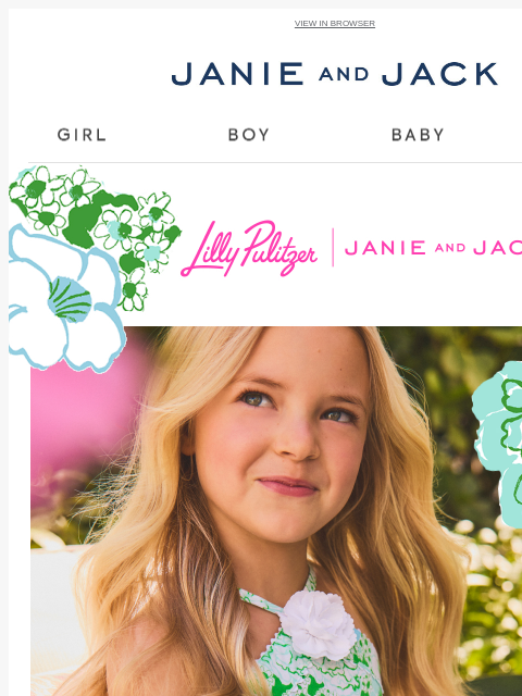 janieandjack newsletter: Limited-edition florals, just for you