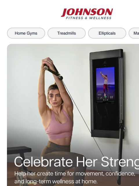 johnsonfit newsletter: Celebrate Her Strength