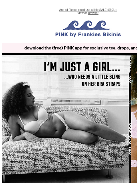vspink newsletter: All Bras Could Use a Little Bling 💎