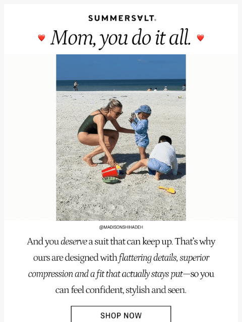 summersalt newsletter: Made By Moms, For Moms 🩷
