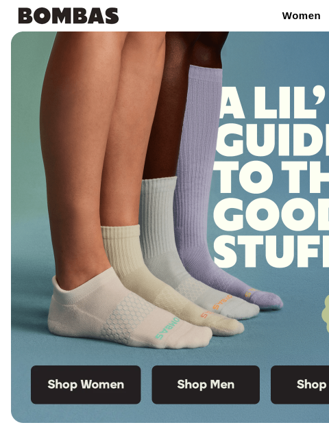 bombas newsletter: Shop Smarter, Not Harder