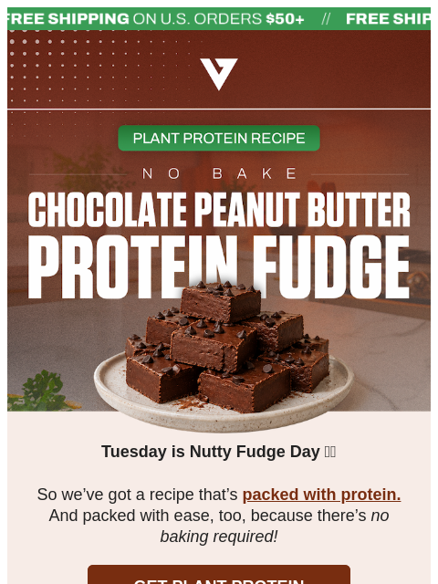 vedgenutrition newsletter: 😲🍫 Oh FUDGE!