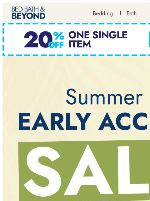 bedbathandbeyond newsletter: Sit back, it’s almost summer 😎 up to 50% off