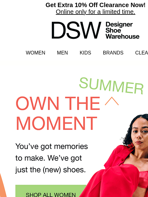 dsw newsletter: Summer plans 🤝 these shoes