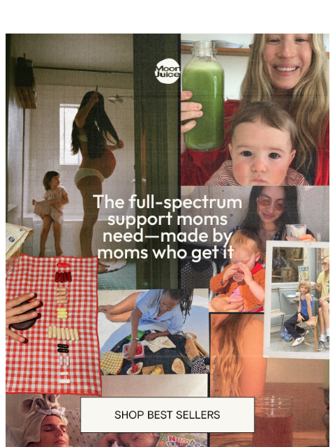 moonjuice newsletter: made these for mom biology