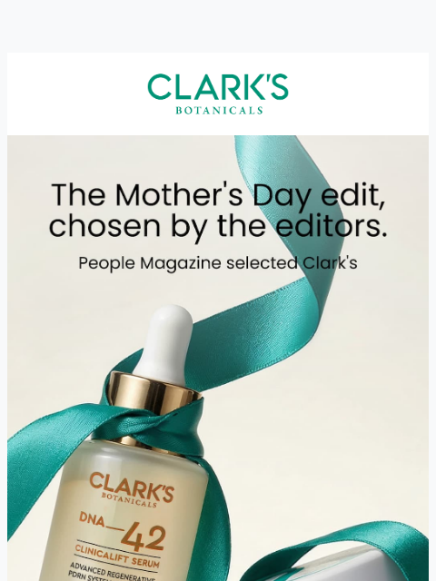 clarksbotanicals newsletter: People Magazine picked Clark's for Mom