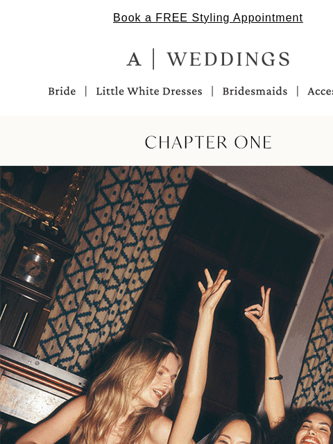 anthropologie newsletter: You said yes. More importantly: so did they.