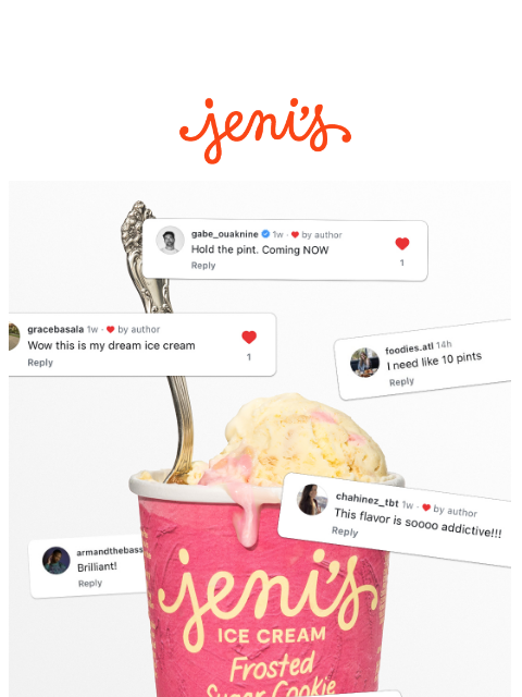 jenis newsletter: Don’t miss Frosted Sugar Cookie!