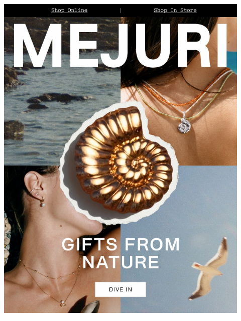mejuri newsletter: Shell Yeah