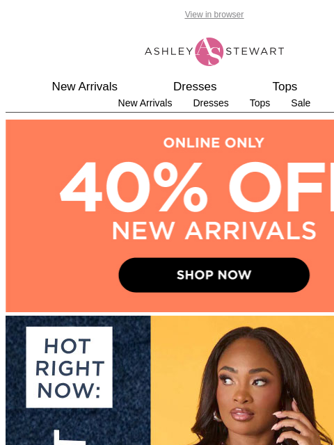 ashleystewart newsletter: Summer’s denim starting line-up 👖