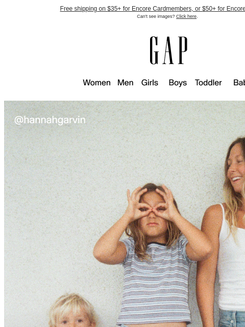 gap newsletter: You're getting 50% off shorts & 40% off everything...