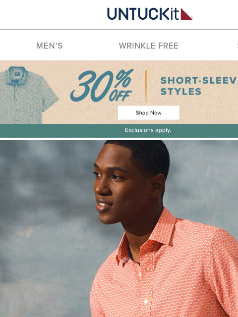untuckit newsletter: Prints That Start Conversations–Now On Sale 🐾