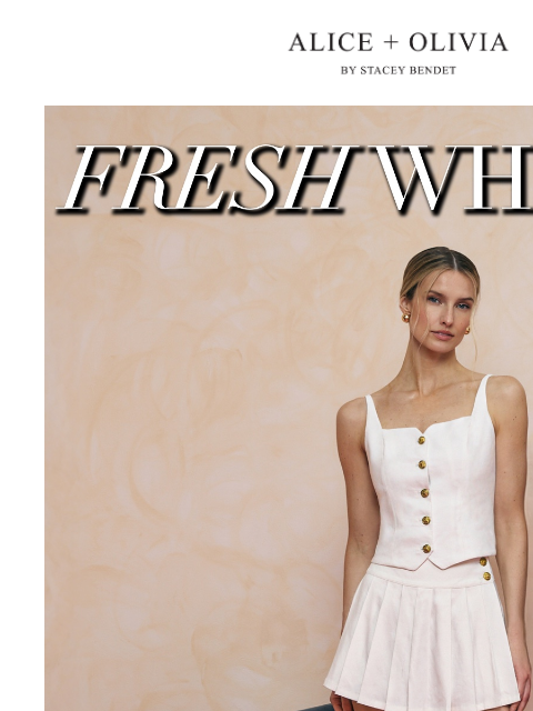 aliceandolivia newsletter: White Out 🤍