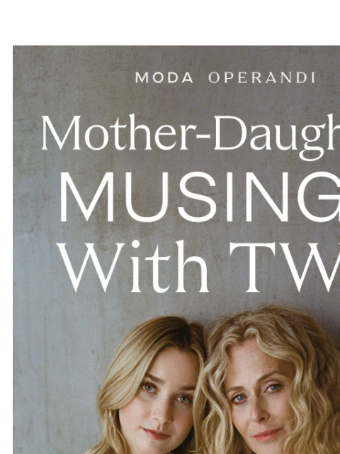 On wearing a gown to breakfast, the new Moda-exclusive capsule & more from Founder Trish Wescoat Pound and her daughter Jillian ͏ ‌ ﻿ ͏ ‌ ﻿ ͏ ‌ ﻿ ͏ ‌ ﻿ ͏ ‌ ﻿ ͏ ‌ ﻿ ͏ ‌ ﻿ ͏ ‌ ﻿ ͏ ‌ ﻿ ͏ ‌ ﻿ ͏ ‌ ﻿ ͏ ‌