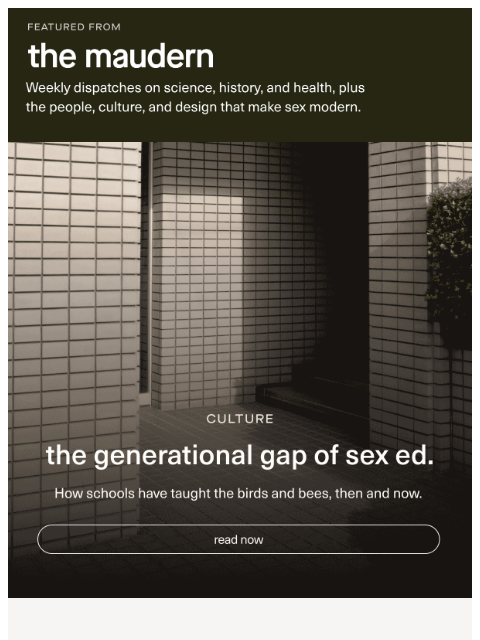 the generational gap of sex ed, 100 years of the condom, and why is sex still taboo? ͏ ͏ ͏ ͏ ͏ ͏ ͏ ͏ ͏ ͏ ͏ ͏ ͏ ͏ ͏ ͏ ͏ ͏ ͏ ͏ ͏ ͏ ͏ ͏ ͏ ͏ ͏ ͏ ͏ ͏ ͏ ͏ ͏ ͏ ͏ ͏ ͏ ͏ ͏ ͏ ͏ ͏ ͏ ͏ ͏ ͏ ͏ ͏ ͏ ͏ ͏ ͏ ͏ ͏ ͏ ͏ ͏ ͏