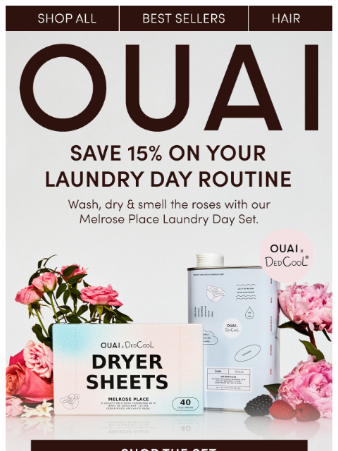 theouai newsletter: 15% off now: Melrose Place Laundry Day Set