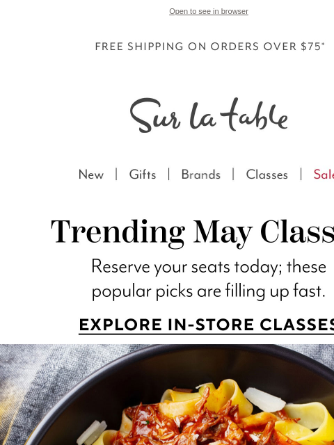 surlatable newsletter: May Bestsellers for Every Kind of Cook