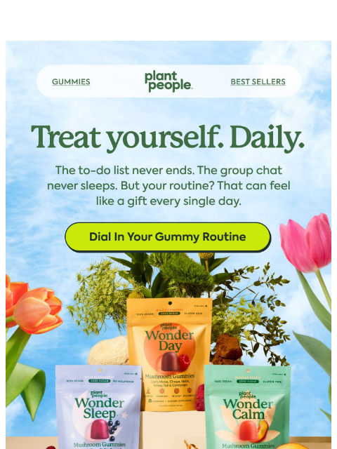 plantpeople newsletter: No one gifts you better than you do 🌺