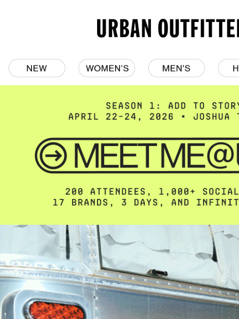 urbanoutfitters newsletter: RECAP: Our first-ever Meet Me@UO!