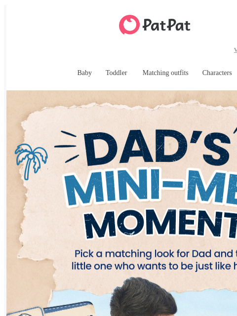 patpat newsletter: 👨‍👦 Dad’s Mini-Me Moment 