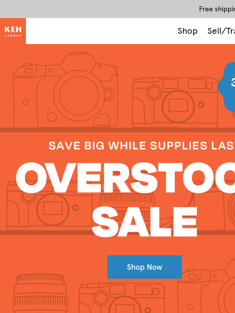 keh newsletter: Up to 20% off select items starts TODAY
