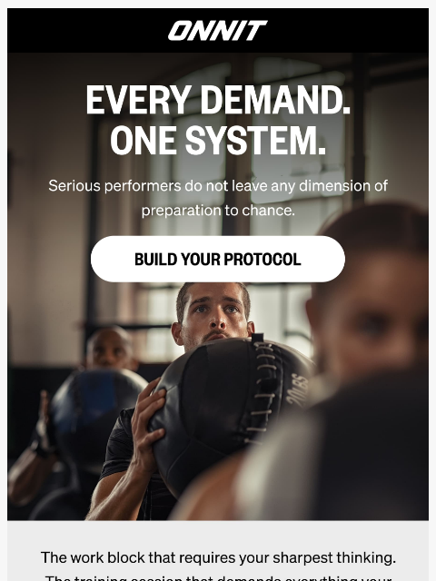 onnit newsletter: One Step is Never The Whole Answer.