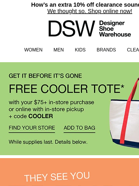 dsw newsletter: FREEBIE ALERT. FREEBIE ALERT. FREEBIE ALERT…