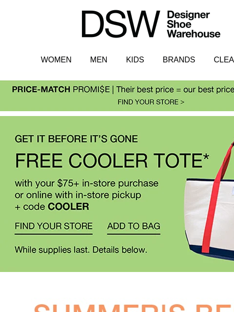 dsw newsletter: You'll want these best sellers & a freebie