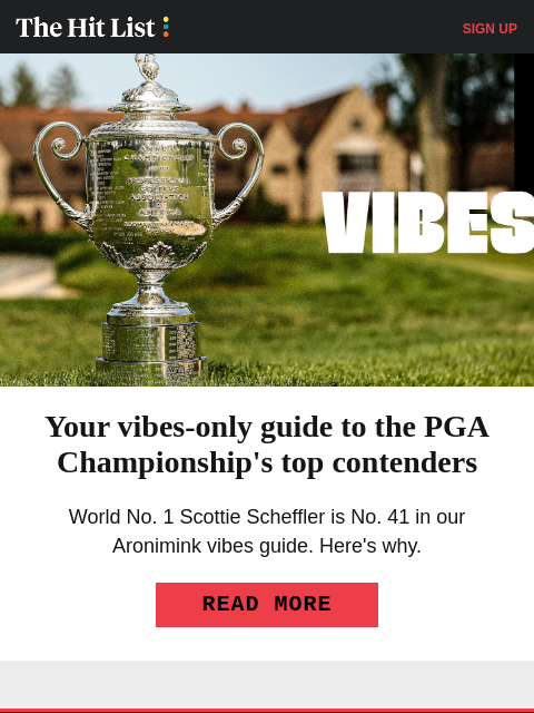 golfdigest newsletter: Rory taken off Aronimink in cart during practice r...