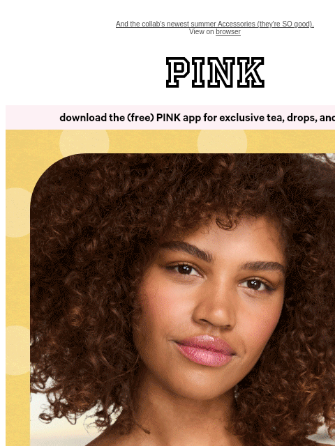 vspink newsletter: First-Ever Bralettes & Panty Packs‼️