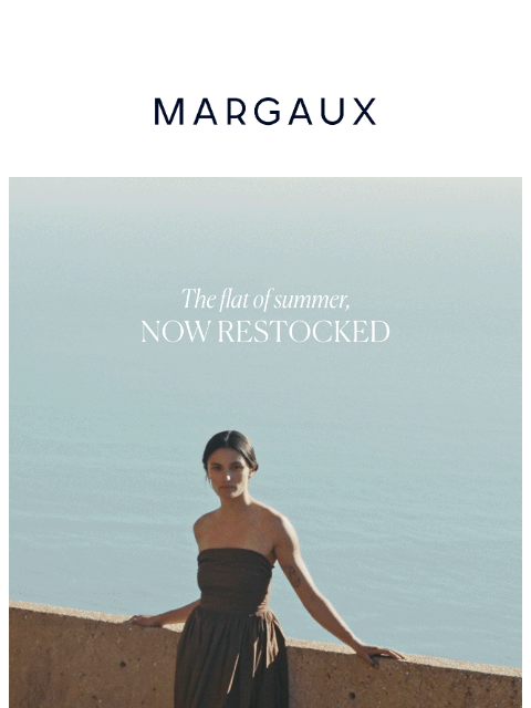 margauxny newsletter: The flat of summer is back