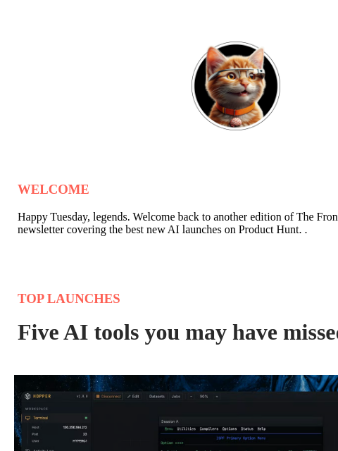 producthunt newsletter: OpenAI changes its default again