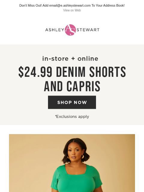 $24.99 denim shorts and capris! ‌ ‌ ‌ ‌ ‌ ‌ ‌ ‌ ‌ ‌ ‌ ‌ ‌ ‌ ‌ ‌ ‌ ‌ ‌ ‌ ‌ ‌ ‌ ‌ ‌ ‌ ‌ ‌ ‌ ‌ ‌ ‌ ‌ ‌ ‌ ‌ ‌ ‌ ‌ ‌ ‌ ‌ ‌ ‌ ‌ ‌ ‌ ‌ ‌ ‌ ‌ ‌ ‌ ‌ ‌ ‌ ‌ ‌ ‌ ‌ ‌ ‌ ‌ ‌ ‌ ‌ ‌ ‌ ‌ ‌ ‌ ‌ ‌ ‌ ‌ ‌ ‌ ‌ ‌ ‌ ‌ ‌ ‌ ‌ ‌