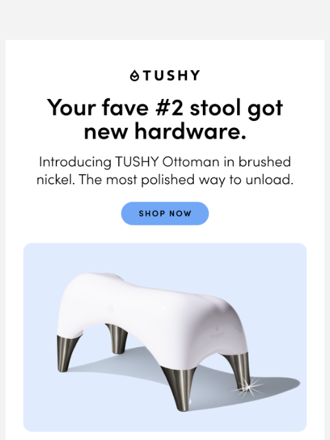 Meet TUSHY Ottoman in brushed nickel! ͏ ͏ ͏ ͏ ͏ ͏ ͏ ͏ ͏ ͏ ͏ ͏ ͏ ͏ ͏ ͏ ͏ ͏ ͏ ͏ ͏ ͏ ͏ ͏ ͏ ͏ ͏ ͏ ͏ ͏ ͏ ͏ ͏ ͏ ͏ ͏ ͏ ͏ ͏ ͏ ͏ ͏ ͏ ͏ ͏ ͏ ͏ ͏ ͏ ͏ ͏ ͏ ͏ ͏ ͏ ͏ ͏ ͏ ͏ ͏ ͏ ͏ ͏ ͏ ͏ ͏ ͏ ͏ ͏ ͏ ͏ ͏ ͏ ͏ ͏ ͏ ͏ ͏ ͏ ͏ ͏ ͏