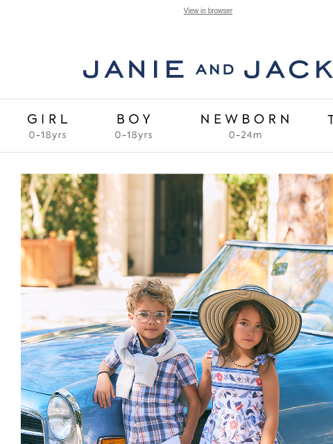 For day trips, long weekends and everything in between. View in browser Stores Janie and Jack Girl Boy Newborn Tween Janie and Jack Girl Boy Newborn Tween Girl Boy Newborn Girl Newborn Boy Accessories