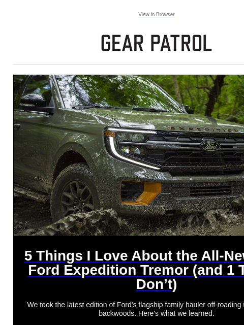 Plus stylish sneakers, elite loudspeakers, one fast motorcycle and more Plus stylish sneakers, elite loudspeakers, one fast motorcycle and more View in Browser 5 Things I Love About the All-New 2025