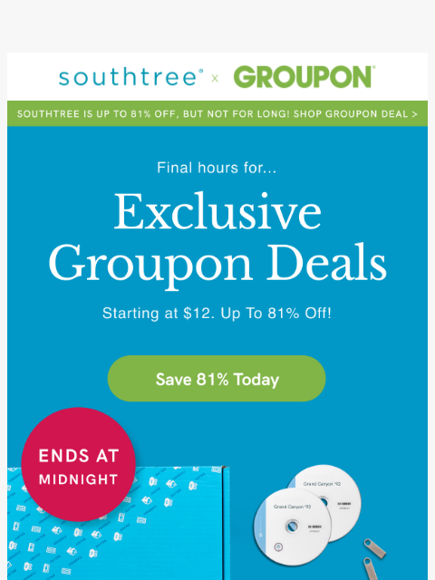 HOURS LEFT: Check out our Groupon offer to save BIG when digitally preserving your home movies, photos and film with Southtree > ͏ ͏ ͏ ͏ ͏ ͏ ͏ ͏ ͏ ͏ ͏ ͏ ͏ ͏ ͏ ͏ ͏ ͏ ͏ ͏ ͏ ͏ ͏ ͏ ͏ ͏ ͏ ͏ ͏ ͏ ͏ ͏ ͏ ͏ ͏
